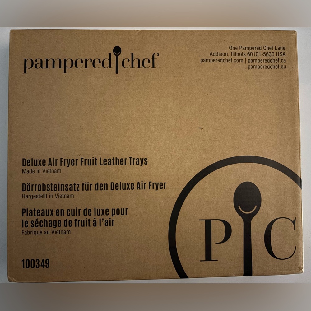 Pampered Chef Brown Deluxe Air Fryer Trays